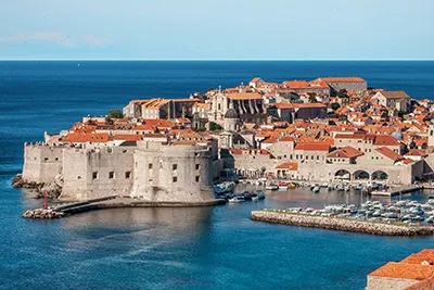 Dubrovnik, Croatia’s walled city along the Adriatic Sea.