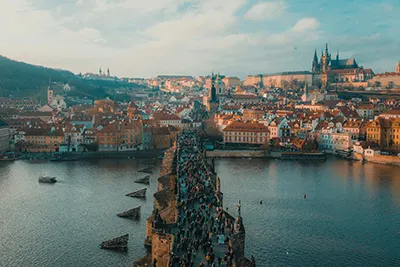 Prague, Czech Republic’s fairytale city filled with Gothic landmarks.