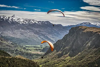 Queenstown, New Zealand’s adventure hub surrounded by lakes and alpine beauty.