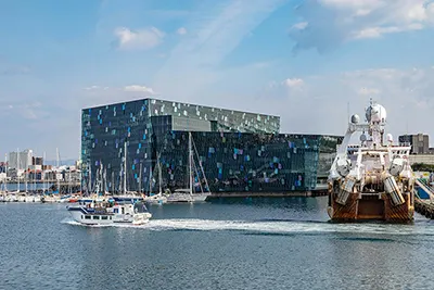 Reykjavik, Iceland’s capital known for geysers, glaciers, and Northern Lights.