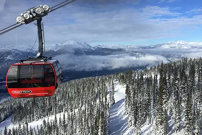 Whistler, Canada’s alpine resort known for skiing, nature trails, and mountains.