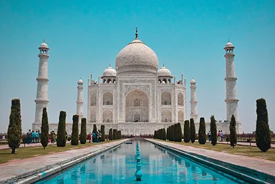 Taj Mahal, Agra’s eternal symbol of love and India’s most iconic monument.